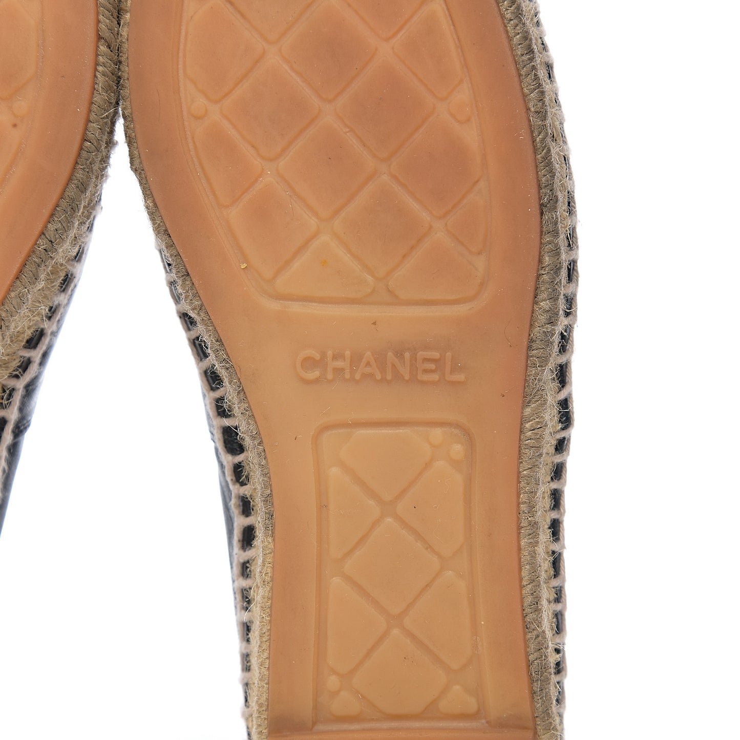 Lambskin CC Espadrilles 38 Black