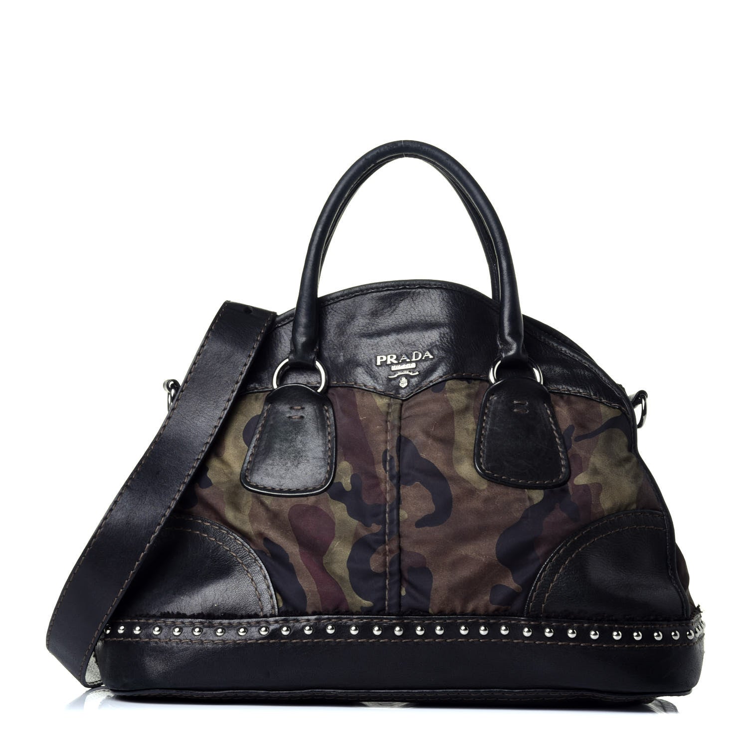 Prada Tessuto Camouflage Bowler Mimetico 1 of 10