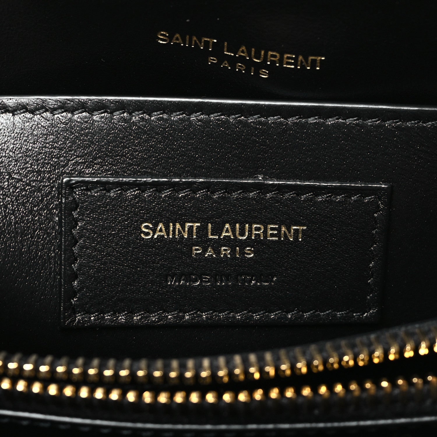 Saint Laurent Calfskin Y Quilted Monogram Small Loulou Chain Satchel Black 5 of 9