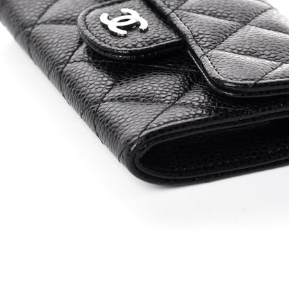 Chanel Caviar Quilted Flap Card Holder Black 5 of 8