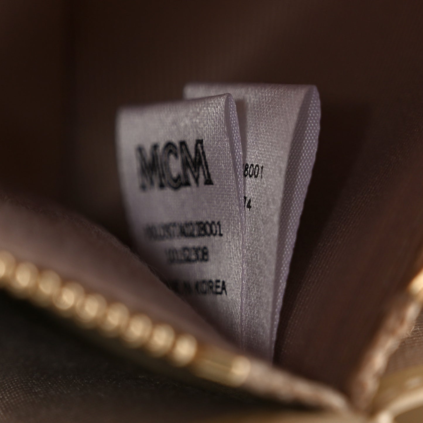 Visetos Large Zip Around Large Wallet Beige