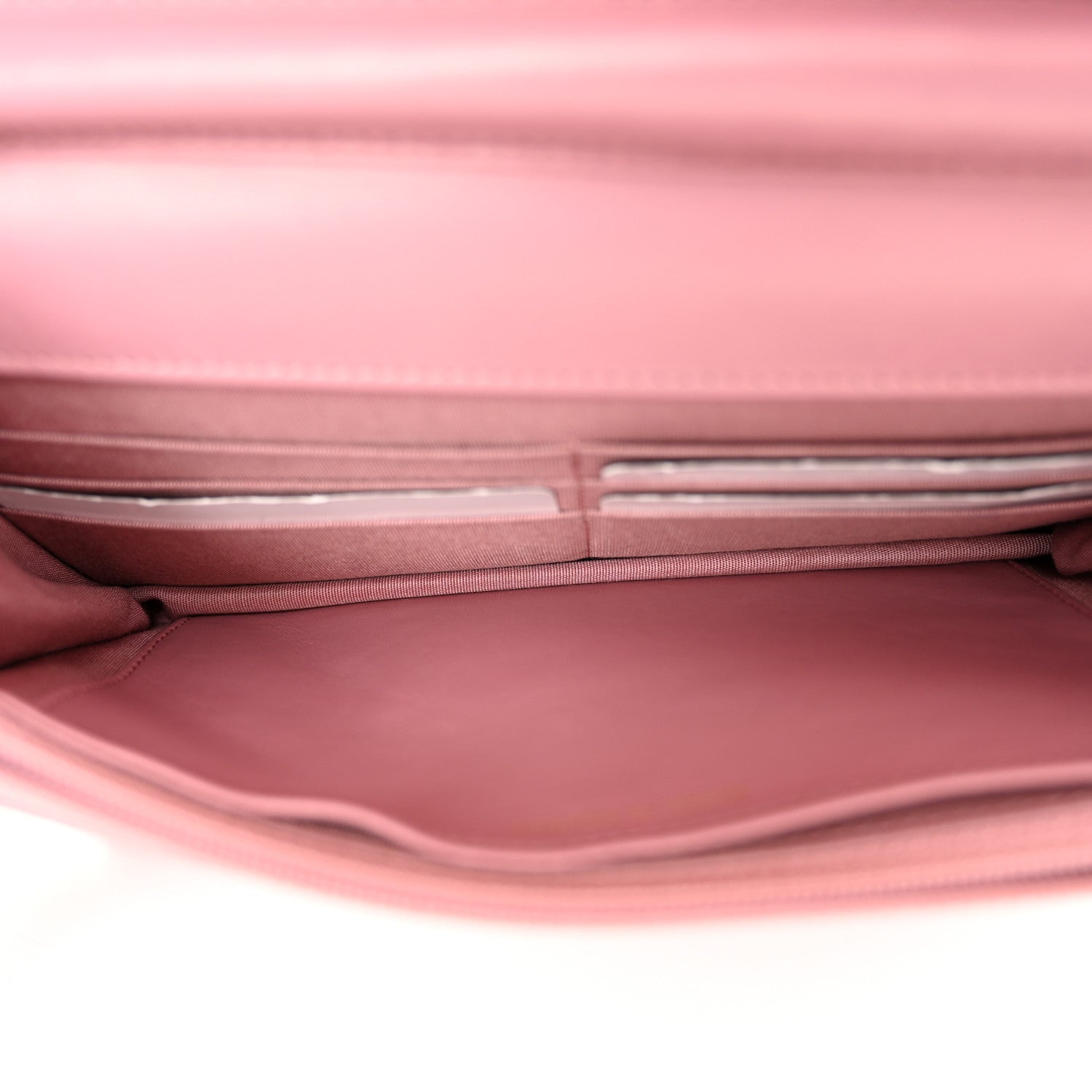 Chanel Metallic Lambskin Quilted Boy Wallet On Chain WOC Pink 5 of 12