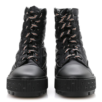 Hermes Calfskin Parachute Fresh Ankle Boots 39 Black 3 of 9