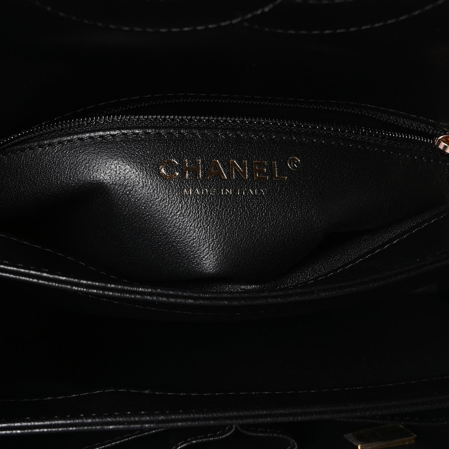 Lambskin Quilted Small Trendy CC Dual Handle Flap Bag Black