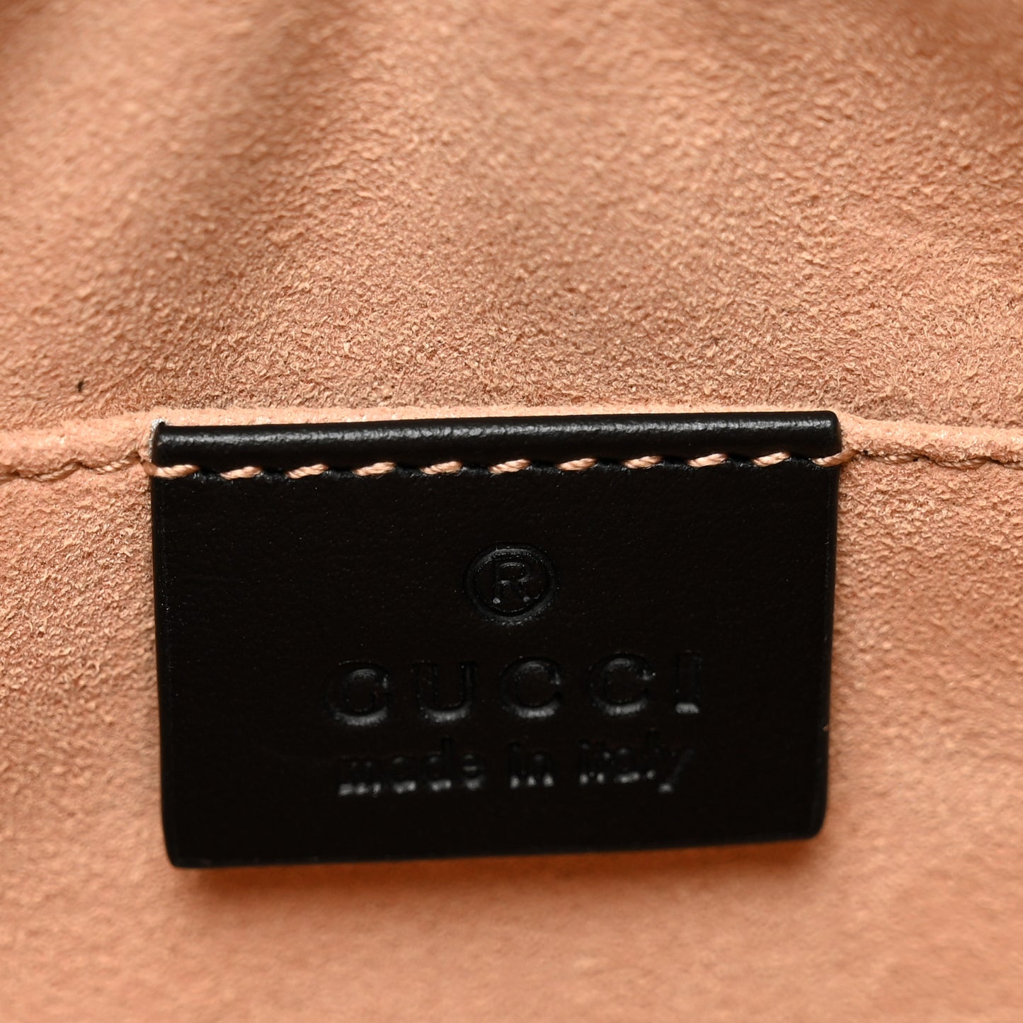 Calfskin Matelasse Mini GG Marmont Chain Shoulder Bag Black