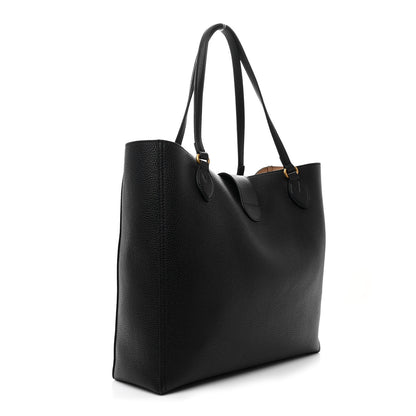 Gucci Grained Calfskin Small Dahlia Tote Black 4 of 12