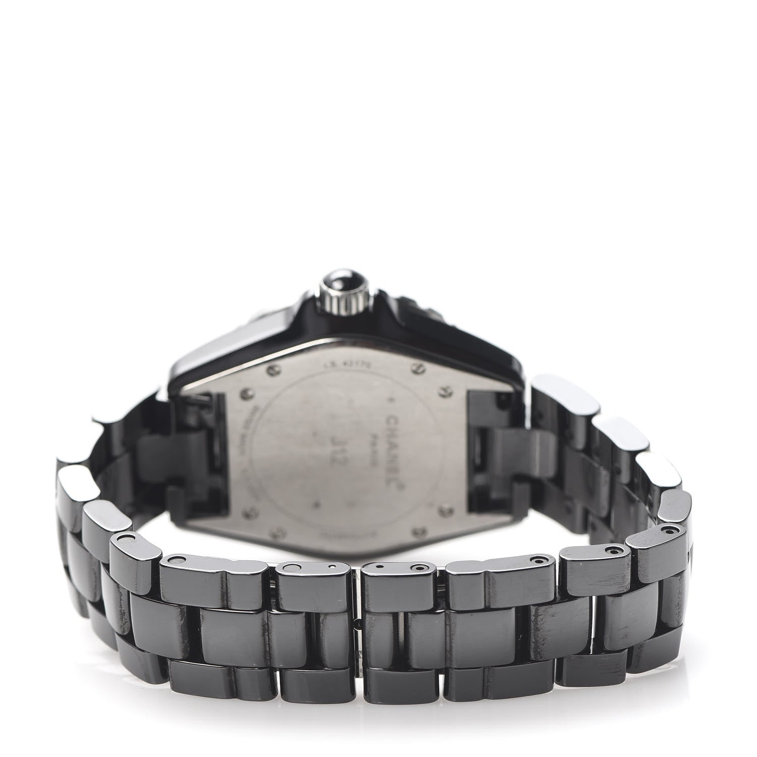 Chanel Stainless Steel Ceramic Ruby 38mm J12 Automatic Watch Black 4 of 6