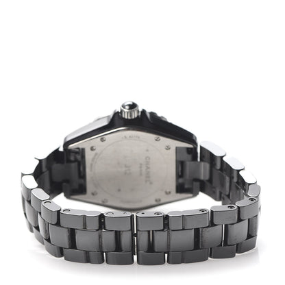 Chanel Stainless Steel Ceramic Ruby 38mm J12 Automatic Watch Black 4 of 6
