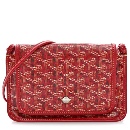 Goyard Goyardine Plumet Wallet Clutch Red 1 of 8