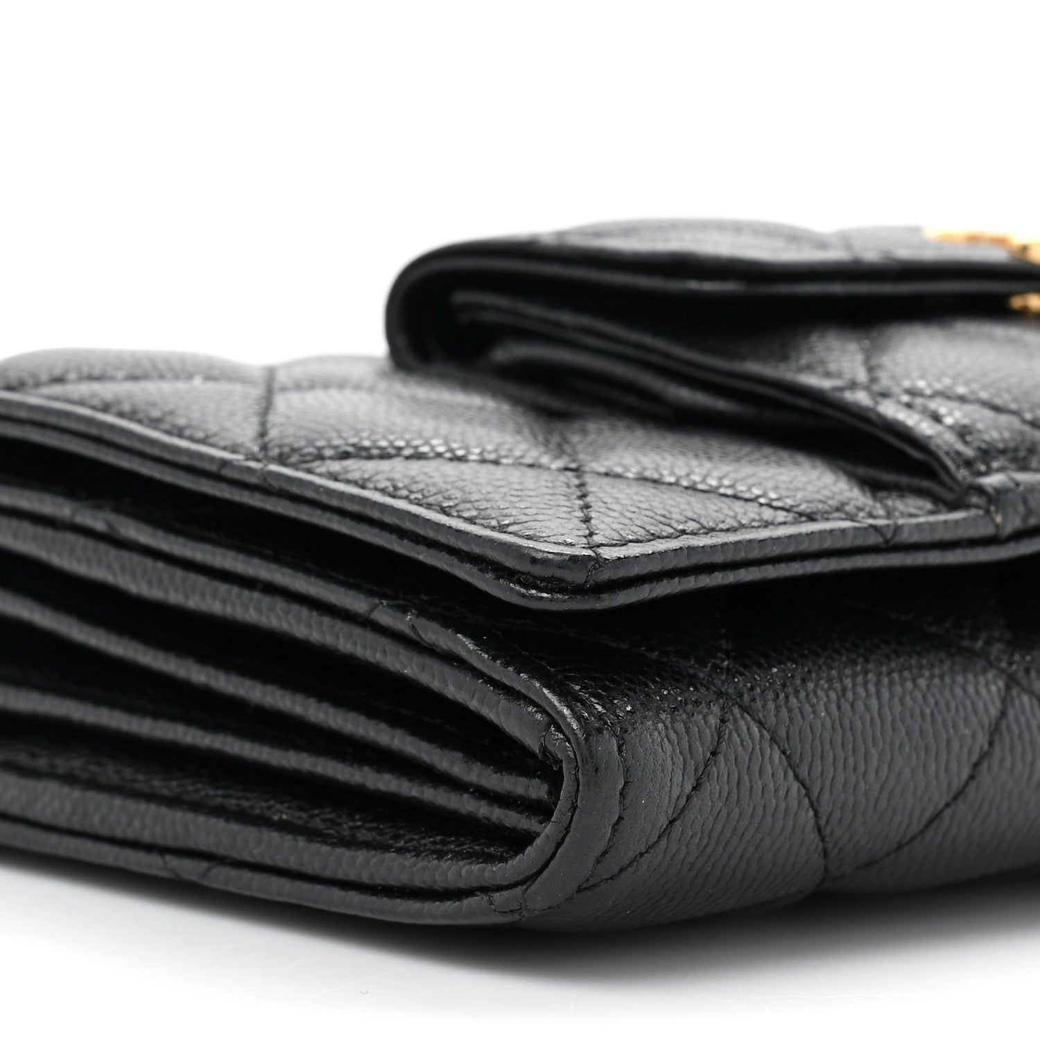 Chanel Caviar Quilted Pocket Twins Wallet On Chain WOC Black 13 of 17