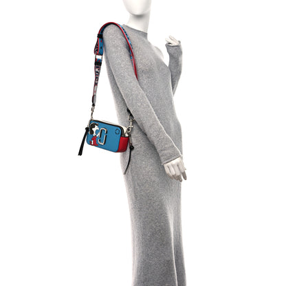 Marc Jacobs X Peanuts Saffiano Small Lucy Snapshot Camera Bag Blue Multi 2 of 10