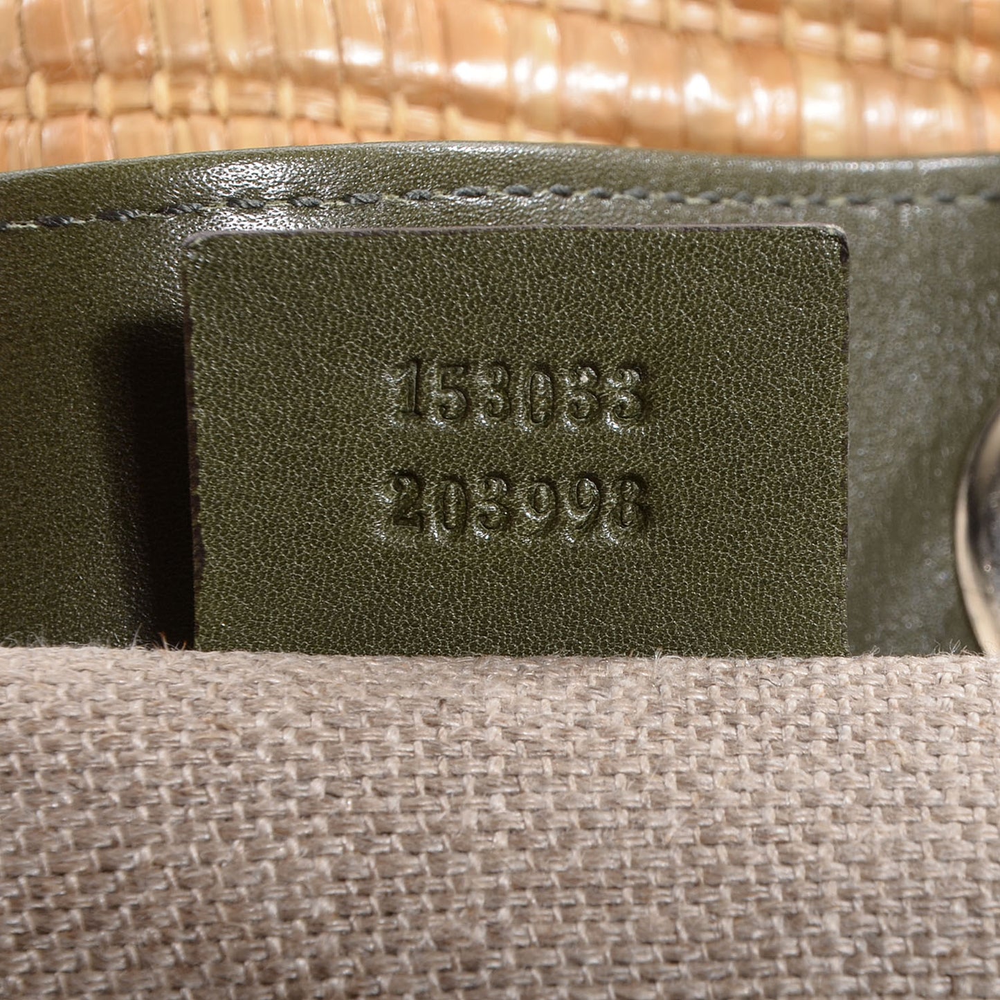 Natural Straw Leather Positano Tote