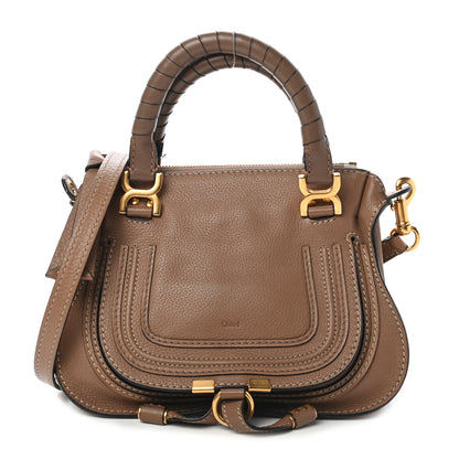 Chloe Calfskin Baby Marcie Satchel Nut 1 of 8