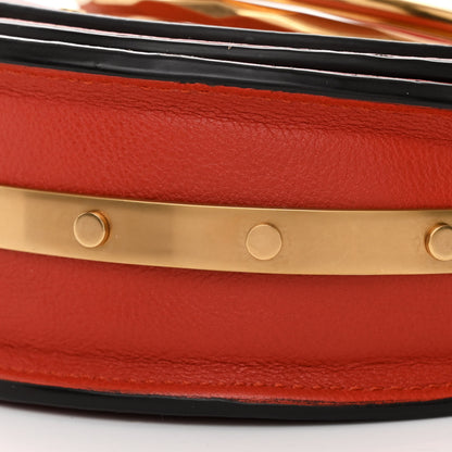 Chloe Calfskin Small Nile Bracelet Minaudiere Bag Earthy Red 11 of 11