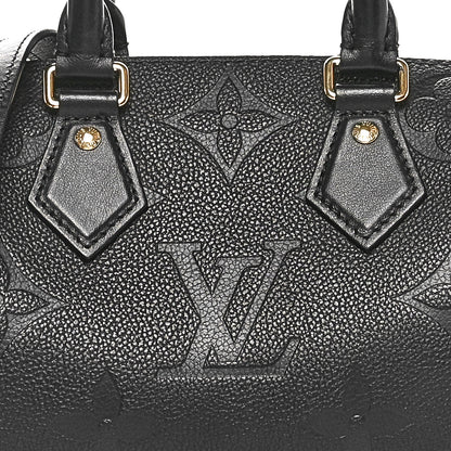 Louis Vuitton Empreinte Monogram Giant Speedy Bandouliere 20 Black 7 of 10