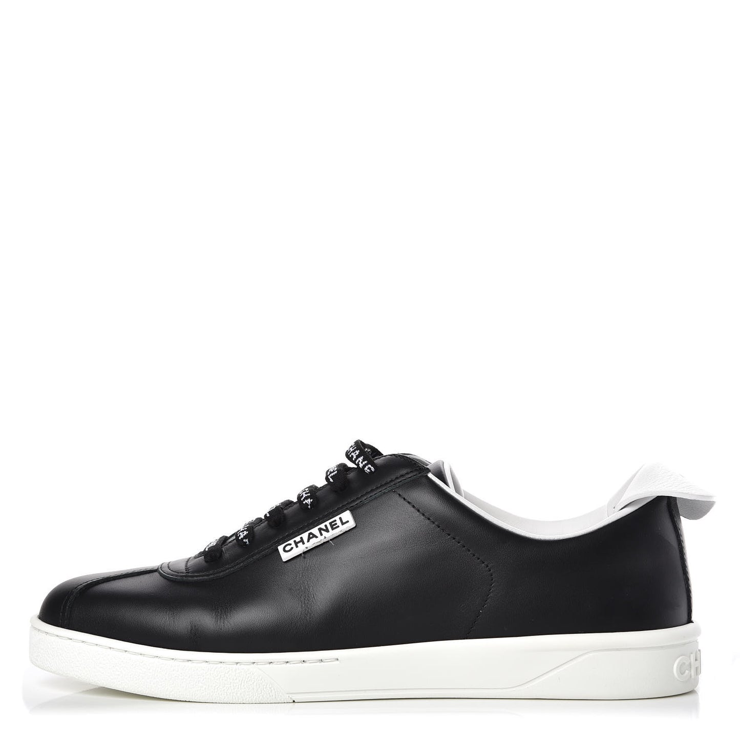 Calfskin CC Womens Sneakers 41 Black