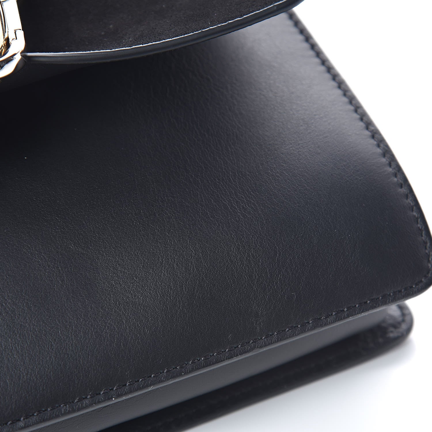 Chloe Suede Calfskin Small Faye Shoulder Bag Black 10 of 11