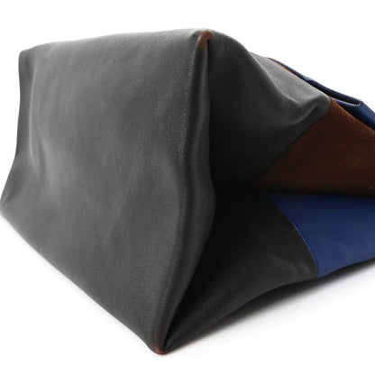 Celine Calfskin Suede All Soft Shoulder Bag Indigo 9 of 9