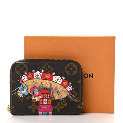 Louis Vuitton Monogram 2020 Christmas Animation Swing Ride Zippy Coin Purse Pink Poppy 8 of 8