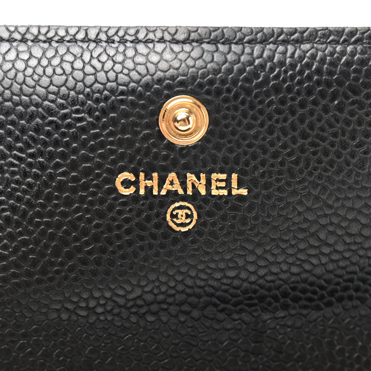 Chanel Caviar Quilted Large Gusset Flap Wallet Black 5 of 10