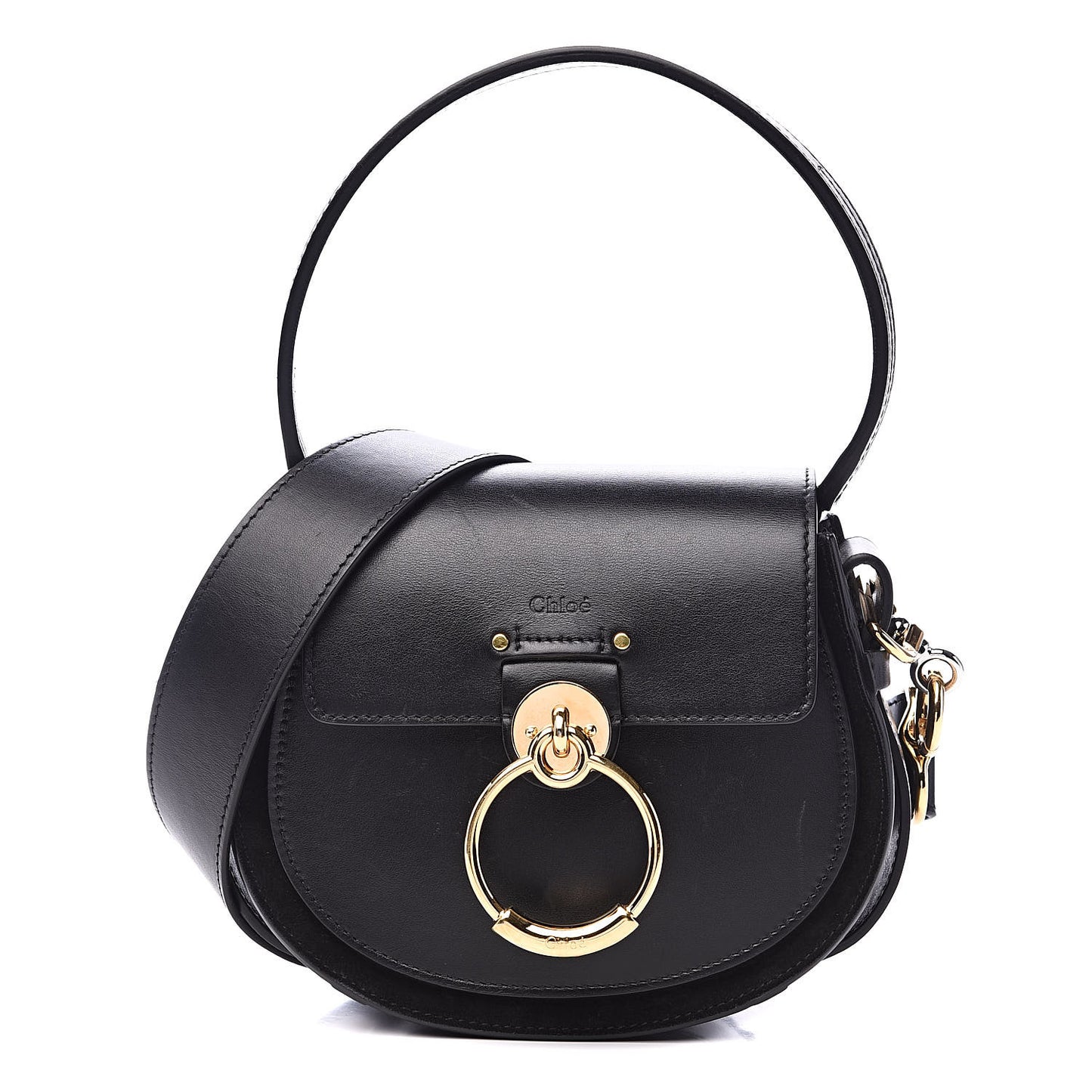 Calfskin Small Tess Bag Black