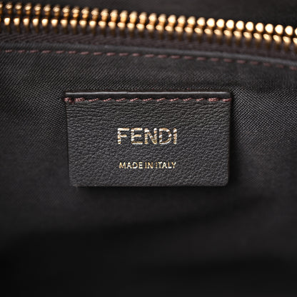 Fendi Vitello King Logo Embossed Medium By The Way Boston Bag Light Rose 6 of 10