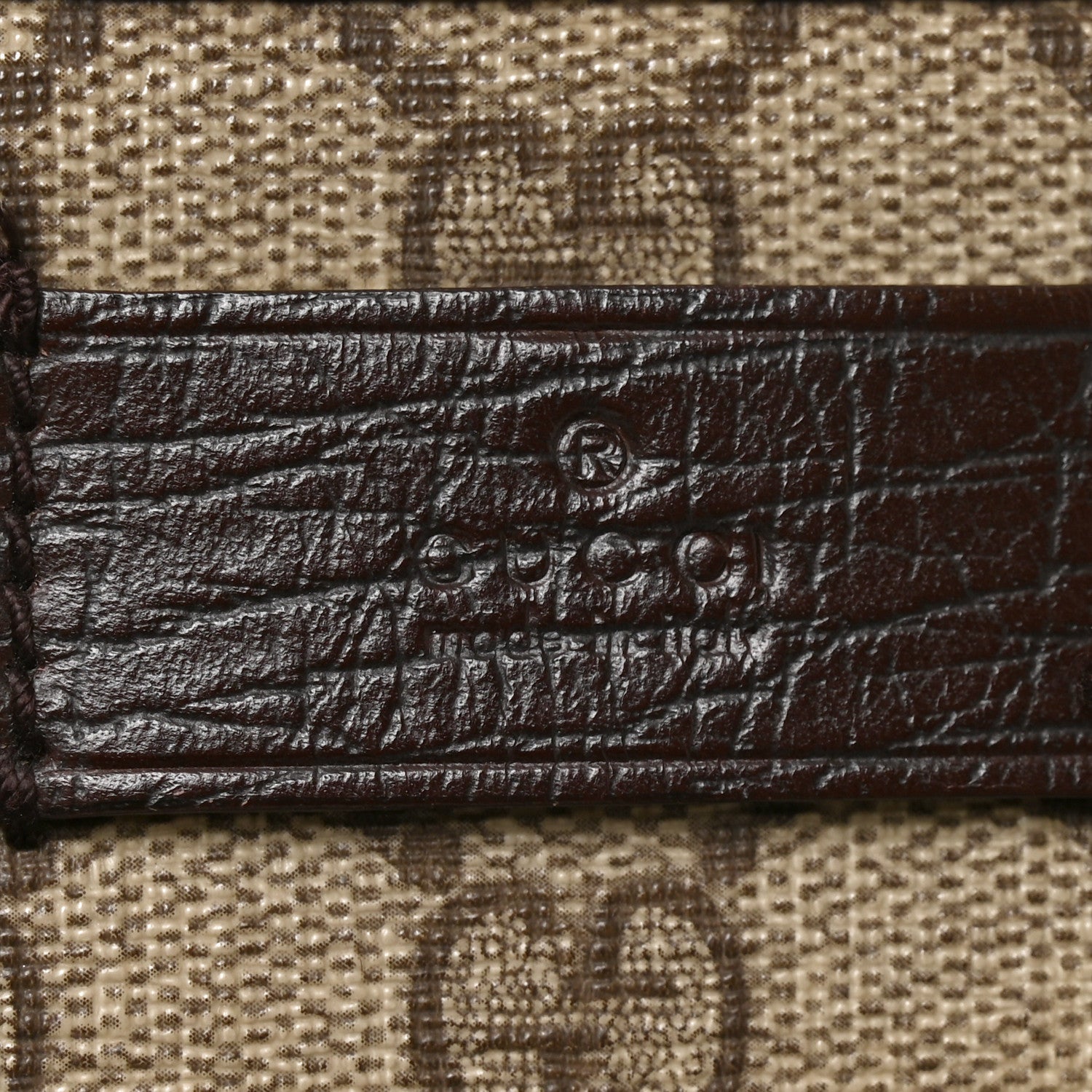 Gucci GG Supreme Monogram Vertical Tote Dark Brown 10 of 10