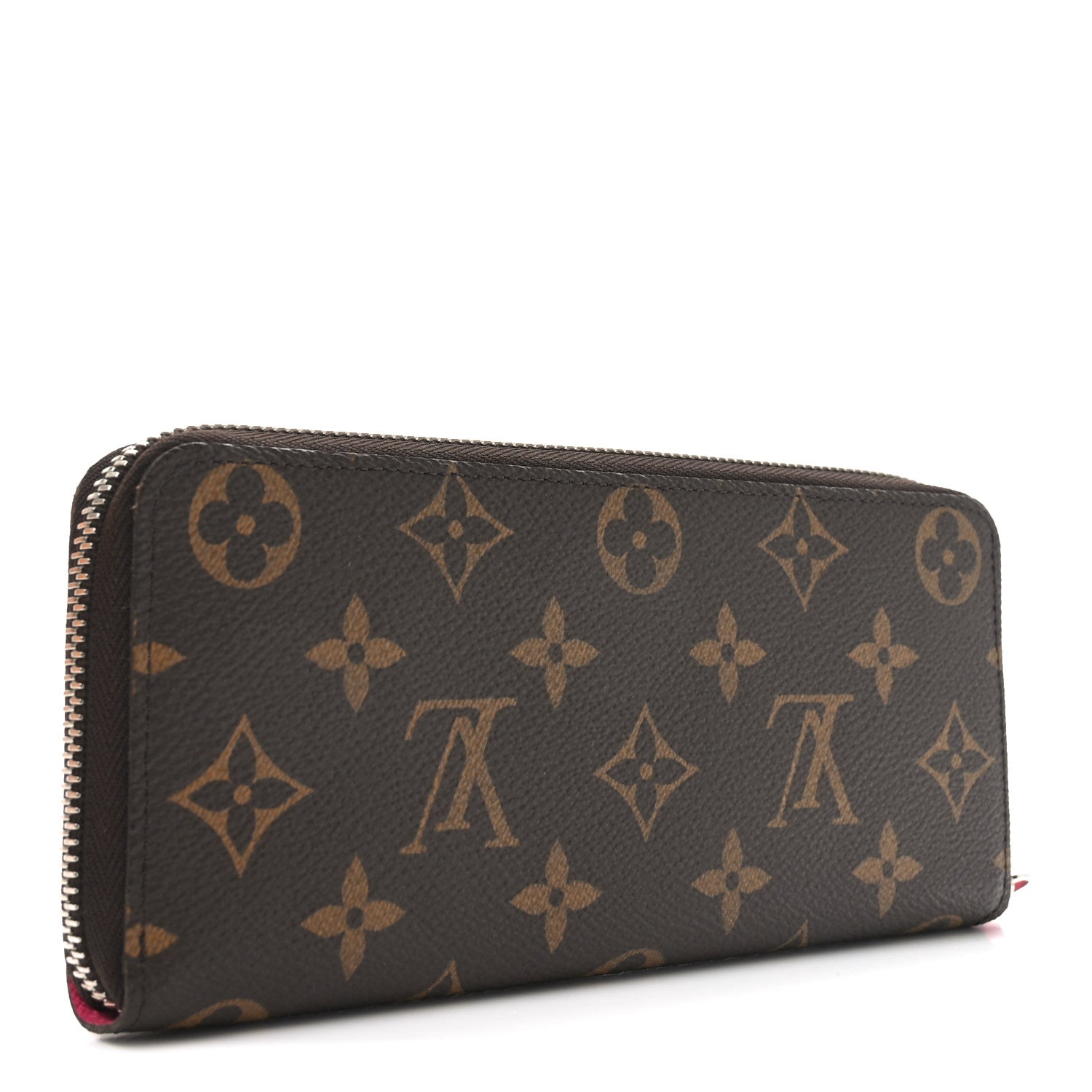 Louis Vuitton Monogram Clemence Wallet Fuchsia 3 of 7