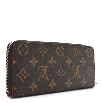Louis Vuitton Monogram Clemence Wallet Fuchsia 3 of 7