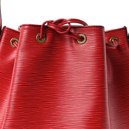 Louis Vuitton Epi Petit Noe Castillan Red 7 of 9