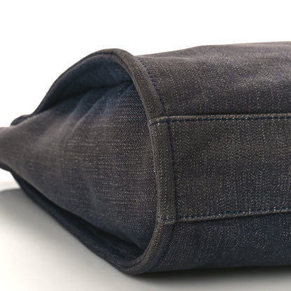 Chanel Canvas Mini Deauville Tote Denim Blue 8 of 11