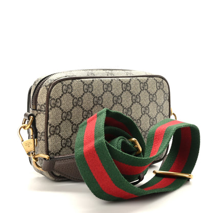 Gucci GG Supreme Monogram Web Mini Ophidia Bag Beige Ebony 3 of 10