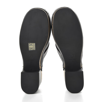 Chanel Calfskin CC Turn Lock Clogs 41 Black 6 of 9