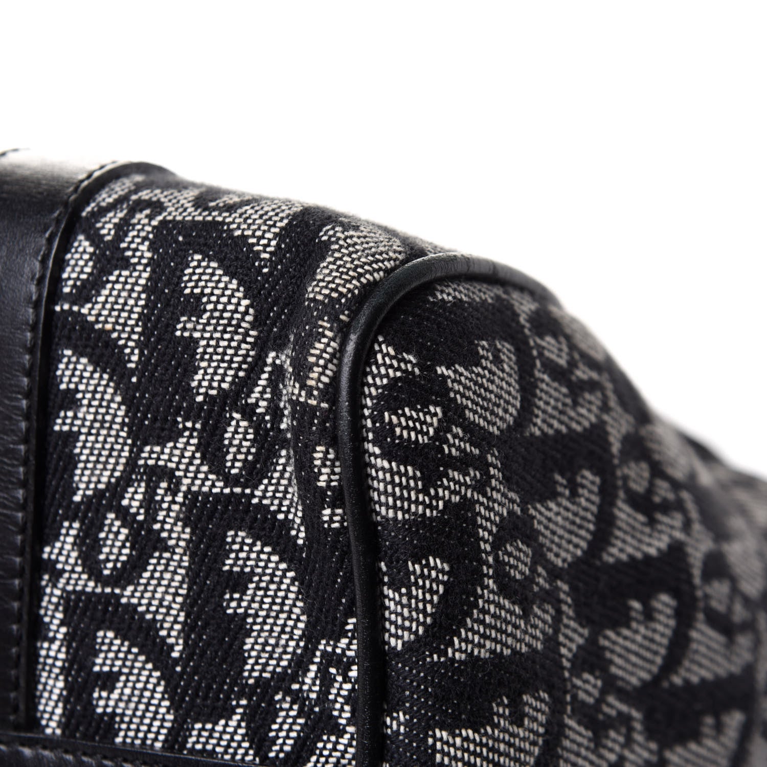 Christian Dior Monogram Boston Black 8 of 12