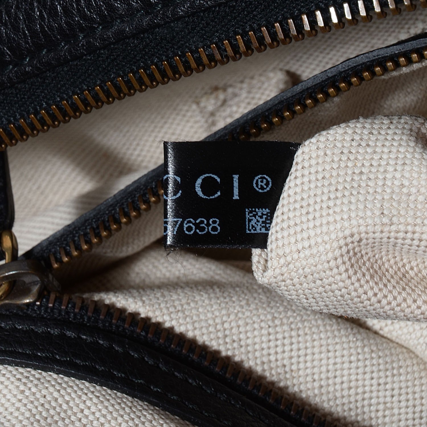 Gucci Leather Medium Twill Hobo Black 9 of 9