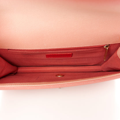 Chanel Caviar Quilted Medium Sunset On The Sea Flap Coral 5 of 12