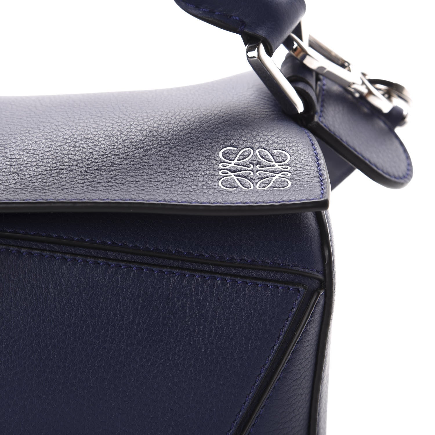 Loewe Calfskin Small Puzzle Bag Marine 9 of 9