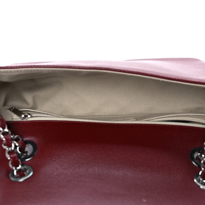 Chanel Caviar Medium Timeless CC Flap Dark Red 4 of 8