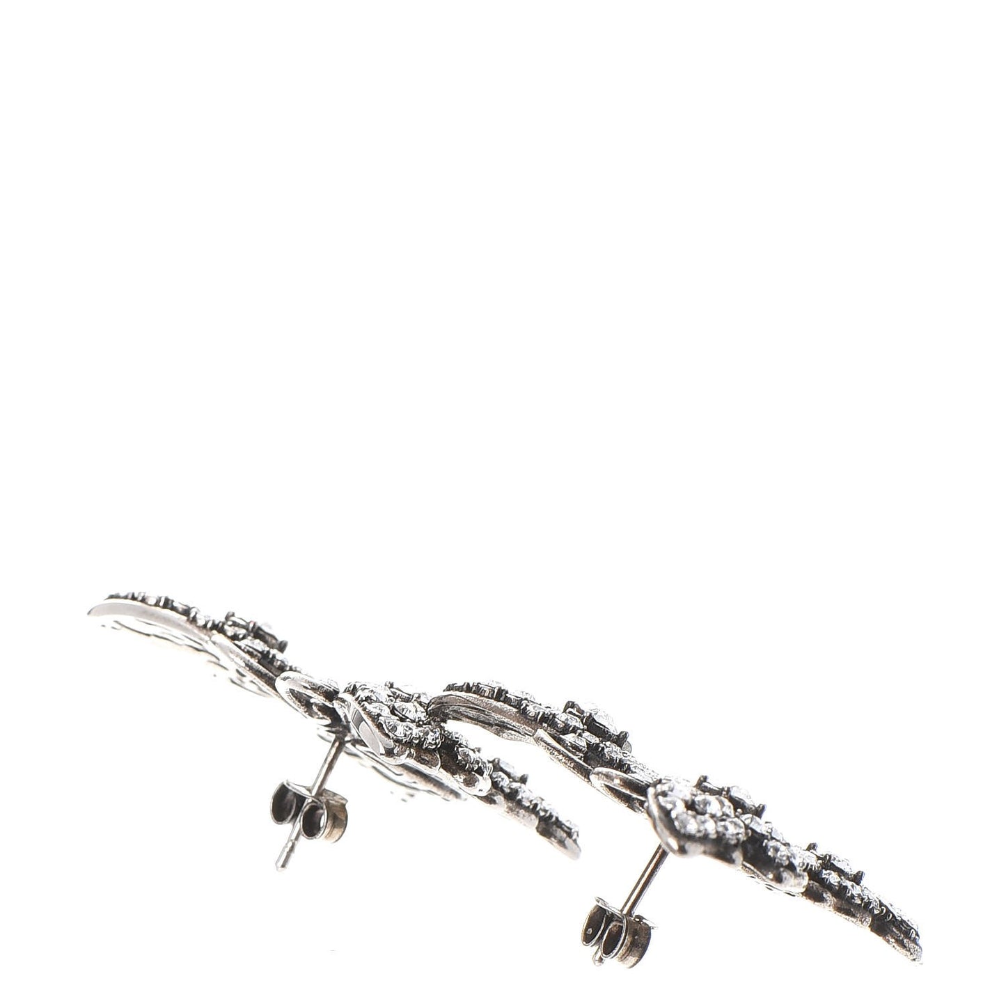 Crystal Butterfly Stud Earrings