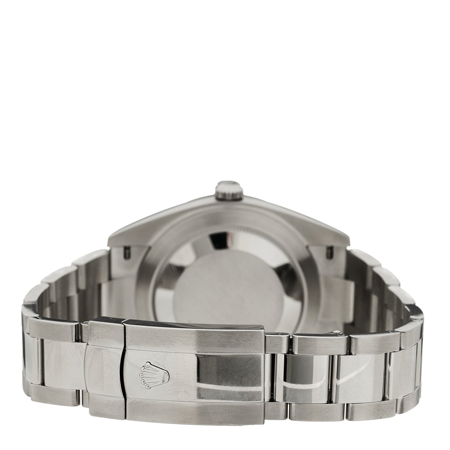 Stainless Steel 18K White Gold 41mm Oyster Perpetual Datejust Watch Black 126334