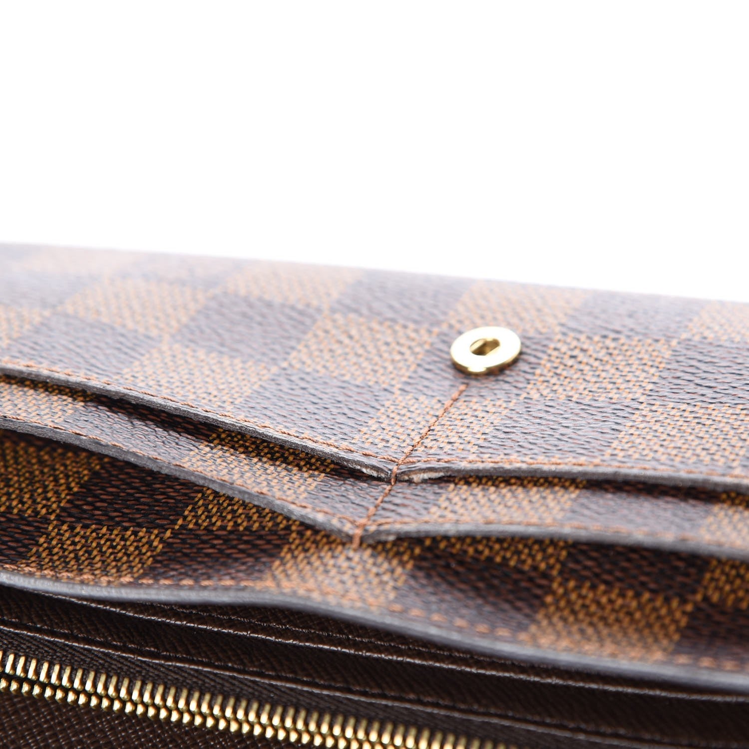 Louis Vuitton Damier Ebene Sarah Wallet NM 10 of 15
