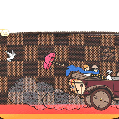 Louis Vuitton Damier Ebene 2015 Christmas Animation Mini Pochette Accessories 8 of 10