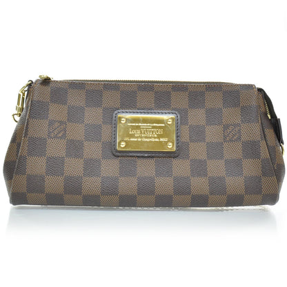 Louis Vuitton Damier Ebene Eva Clutch 1 of 9