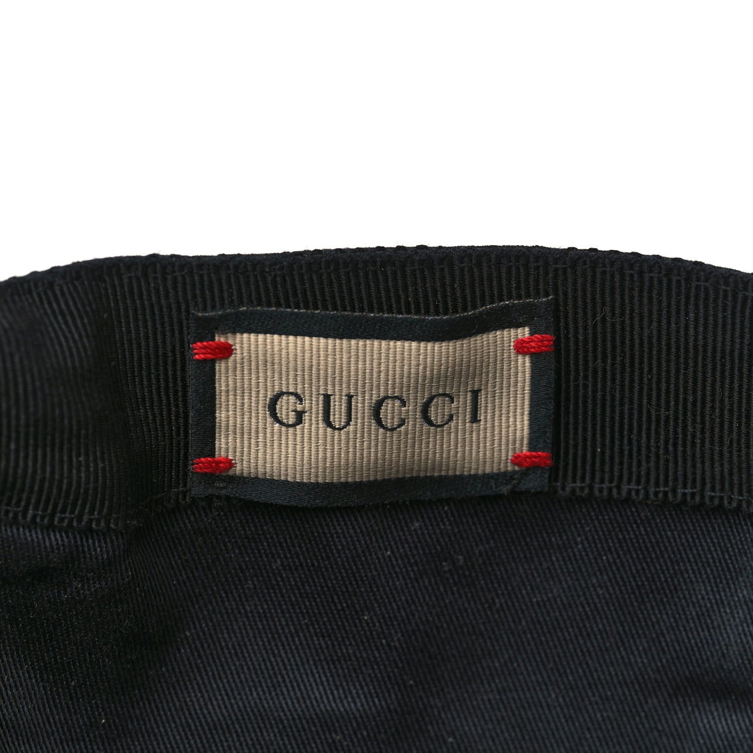 Gucci Monogram Textured Dollar Calfskin Zeno Baseball Hat XL Black 7 of 8
