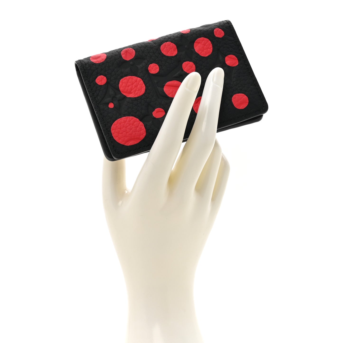 LV X YK Empreinte Pocket Organizer Black Red