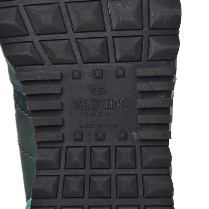 Valentino Garavani Nappa Suede Camouflage Mens Rockrunner Sneakers 42 Multicolor 7 of 11