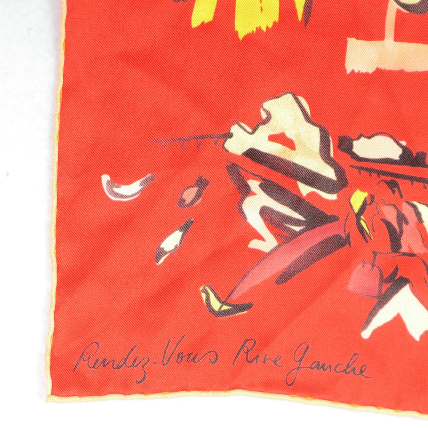 Hermes Silk Rendez Vous Rive Gauche Scarf 70 3 of 6