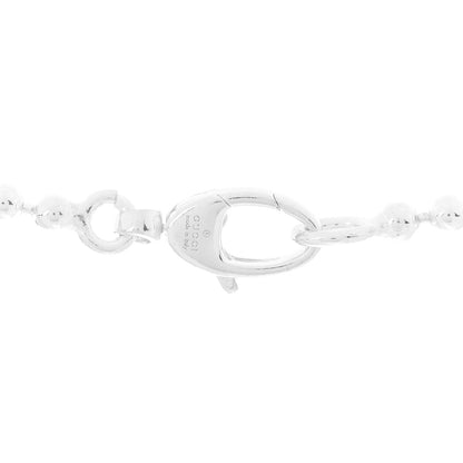 Gucci Sterling Silver Britt Heart Pendant Necklace 4 of 6