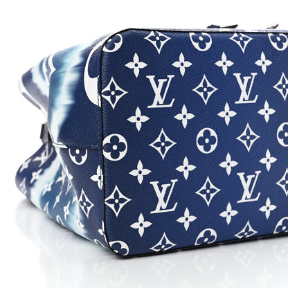 Louis Vuitton Monogram Escale Neonoe MM Blue 8 of 9