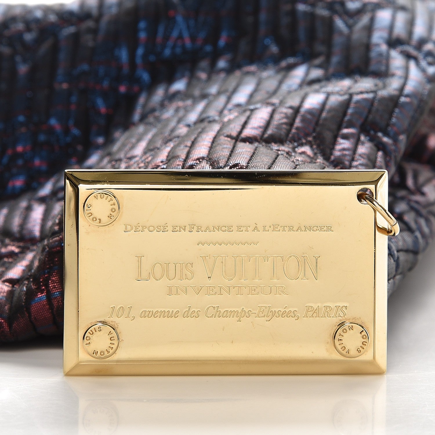 Louis Vuitton Jacquard Quilted Monogram Altair Clutch Marine 8 of 8